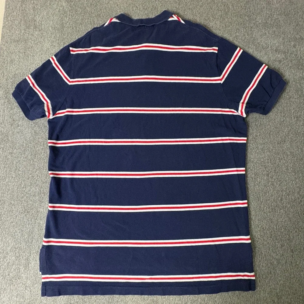 Polo Ralph Lauren‎ Mens XXL Striped Short Sleeve Polo Shirt Old Money